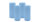 4er Set Adventskranzkerzen Blue Bell Hellblau Ø 80 x 200 mm