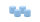 4er Set Adventskranzkerzen Blue Bell Hellblau Ø 100 x 100 mm