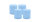4er Set Adventskranzkerzen Blue Bell Hellblau Ø 100 x 120 mm
