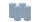 4er Set Adventskranzkerzen Jeans Blau Ø 60 x 100 mm