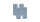 4er Set Adventskranzkerzen Jeans Blau Ø 70 x 180 mm