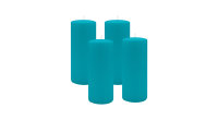 4er Set Adventskranzkerzen Ocean Blau Ø 60 x 200 mm
