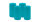 2er Set Adventskranzkerzen Ocean Blau Ø 100 x 250 mm