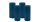 4er Set Adventskranzkerzen Petrol Blau Ø 80 x 200 mm