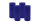4er Set Adventskranzkerzen Royalblau Ø 80 x 200 mm