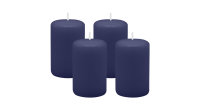 4er Set Adventskranzkerzen Nachtblau Dunkelblau Ø...