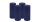 4er Set Adventskranzkerzen Nachtblau Dunkelblau Ø 60 x 120 mm