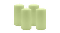 2er Set Adventskranzkerzen Kiwi Hellgrün Ø...