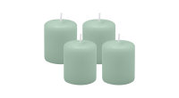 4er Set Adventskranzkerzen Seafoam Seegrün Ø...