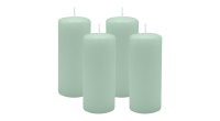 4er Set Adventskranzkerzen Seafoam Seegrün Ø...