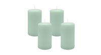 4er Set Adventskranzkerzen Seafoam Seegrün Ø...