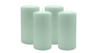 4er Set Adventskranzkerzen Seafoam Seegrün Ø...