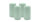 4er Set Adventskranzkerzen Seafoam Seegrün Ø 100 x 200 mm