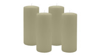 4er Set Adventskranzkerzen Antik Grün Ø 80 x...
