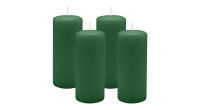 4er Set Adventskranzkerzen Fairway Grün Ø 50...
