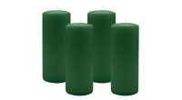 4er Set Adventskranzkerzen Fairway Grün Ø 80...