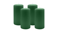 2er Set Adventskranzkerzen Fairway Grün Ø 100...