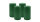 2er Set Adventskranzkerzen Fairway Grün Ø 100 x 250 mm