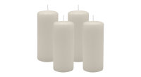 4er Set Adventskranzkerzen Moonstone Stein Ø 50 x...