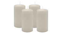 4er Set Adventskranzkerzen Moonstone Stein Ø 60 x...