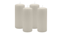 4er Set Adventskranzkerzen Moonstone Stein Ø 60 x...
