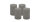 4er Set Adventskranzkerzen Grau Ø 50 x 80 mm