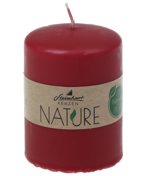 Stumpenkerzen Classic Nature Altrot 80 x Ø 57 mm