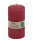 Rillenkerze Stumpen Nature Altrot 110 x Ø 57 mm