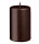 Stumpenkerzen Metallic Glanz Brandy