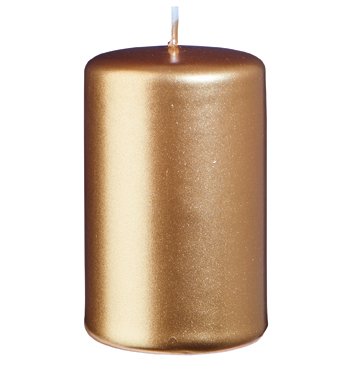 Stumpenkerzen Gold