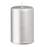 Stumpenkerzen Silber