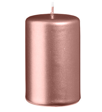 Stumpenkerzen Metallic Silk