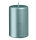 Stumpenkerzen Metallic Matt Stahlblau