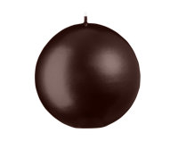 Kugelkerzen Metallic Glanz Brandy