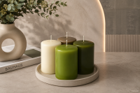 Stumpenkerzen Natural Living