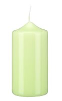 Stumpenkerzen Kiwi 100 x Ø 100 mm, 12 Stück