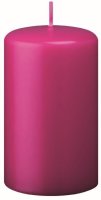 Stumpenkerzen (Flachkopf) Fuchsia Pink 120 x Ø 70...