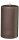 Stumpenkerzen (Flachkopf) Mocca 120 x Ø 70 mm, 12 Stück