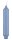 Stabkerzen mit Zapfenfuß Jeans Blau 170 x Ø 30 mm, 12 Stück