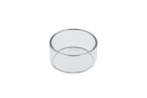 Teelichthalter aus feuerfestem Klarglas mit 18k Platinrand Ø 44 x 19 mm, Innen Ø 40 mm