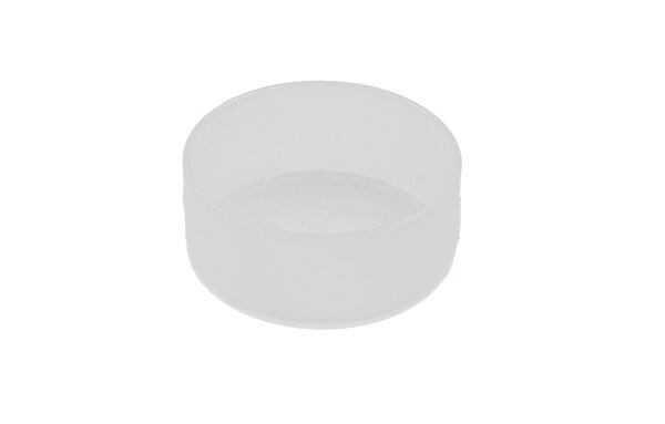 Teelichthalter für Maxi-Teelichter aus feuerfestem satinierten Glas Ø 62 x 25 mm, Innen Ø 60 mm