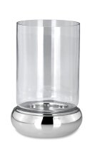Windlicht Edelstahl rund glatt poliert 26 cm, Ø...