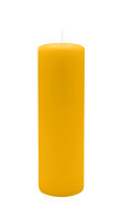Stumpenkerzen 200 x  Ø 60 mm, Goldgelb, 4 Stück