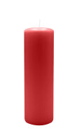Stumpenkerzen 200 x  Ø 60 mm, Rot, 4 Stück
