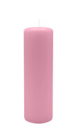Stumpenkerzen 200 x  Ø 60 mm, Rosa, 4 Stück