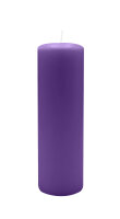 Stumpenkerzen 200 x  Ø 60 mm, Lila, 4 Stück