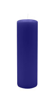 Stumpenkerzen 200 x  Ø 60 mm, Royalblau, 4 Stück