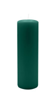 Stumpenkerzen 200 x  Ø 60 mm, Dunkelgrün, 4...
