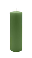 Stumpenkerzen 200 x  Ø 60 mm, Grün, 4 Stück