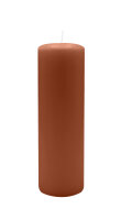 Stumpenkerzen 200 x  Ø 60 mm, Haselnuss, 4 Stück